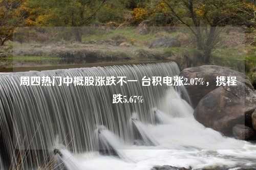 周四热门中概股涨跌不一 台积电涨2.07%，携程跌5.67%