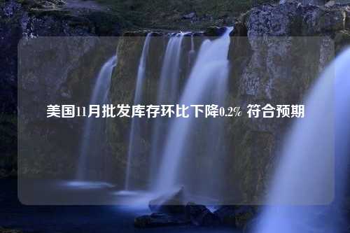 美国11月批发库存环比下降0.2% 符合预期